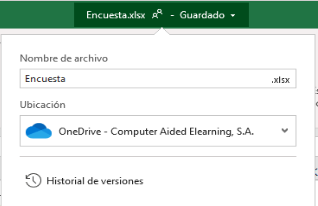 Opcións na barra de título