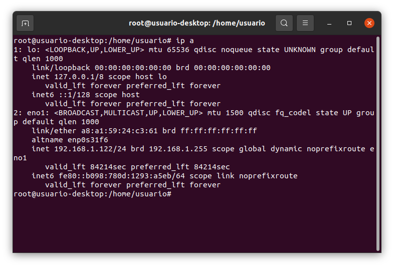 Archivo:Freeradius ip a probando con linksys.png