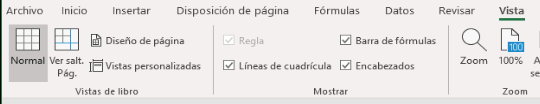 Vistas personalizadas
