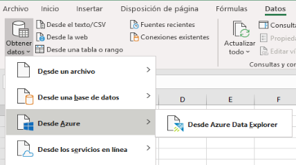 Desde Azure Data Explorer