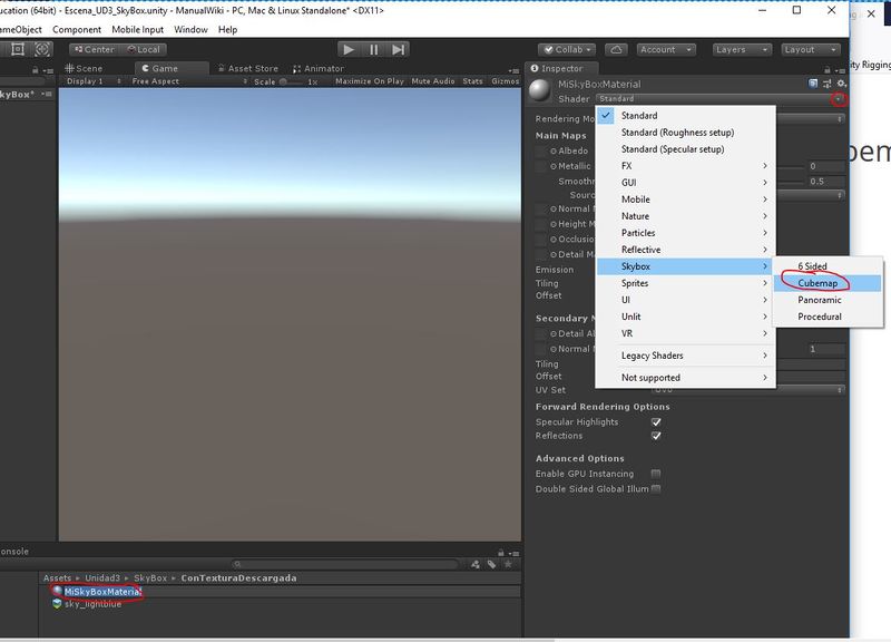 Archivo:Unity3d skybox 11.jpg